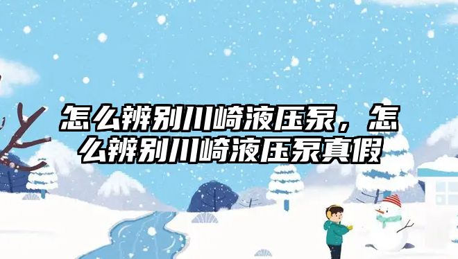 怎么辨別川崎液壓泵，怎么辨別川崎液壓泵真假