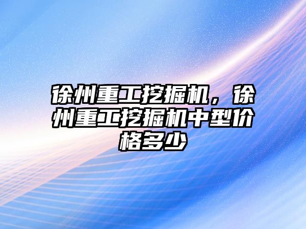 徐州重工挖掘機(jī)，徐州重工挖掘機(jī)中型價格多少