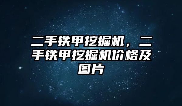 二手鐵甲挖掘機，二手鐵甲挖掘機價格及圖片