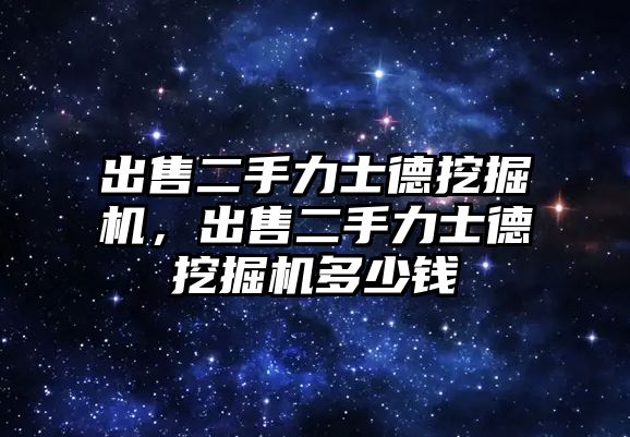 出售二手力士德挖掘機，出售二手力士德挖掘機多少錢