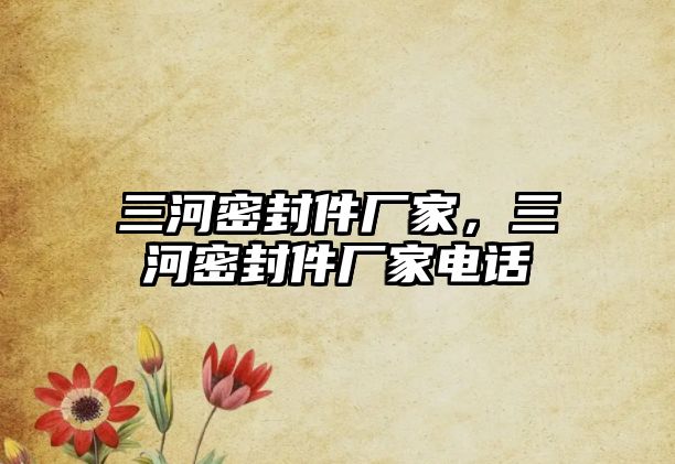 三河密封件廠家，三河密封件廠家電話