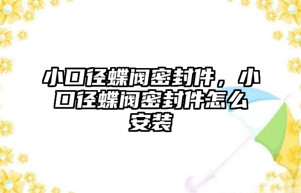 小口徑蝶閥密封件，小口徑蝶閥密封件怎么安裝