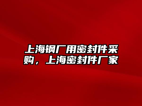 上海鋼廠用密封件采購，上海密封件廠家