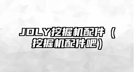 JDLY挖掘機配件（挖掘機配件吧）