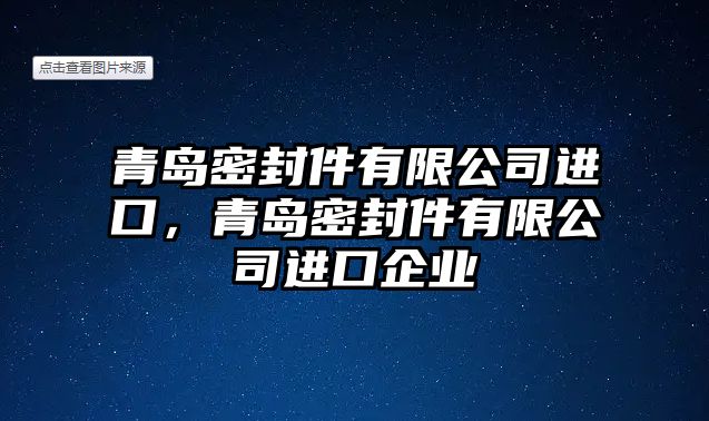 青島密封件有限公司進口，青島密封件有限公司進口企業(yè)