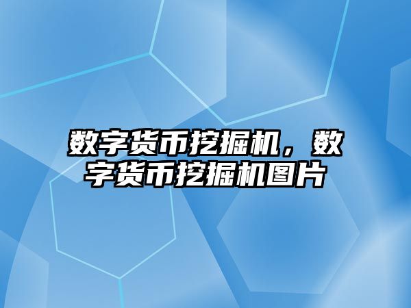 數(shù)字貨幣挖掘機，數(shù)字貨幣挖掘機圖片