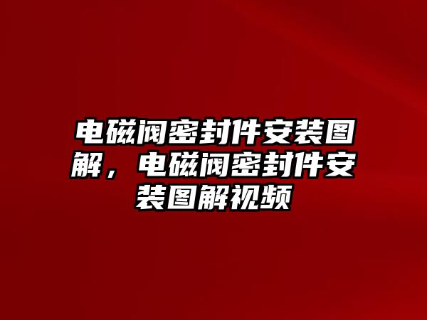 電磁閥密封件安裝圖解，電磁閥密封件安裝圖解視頻