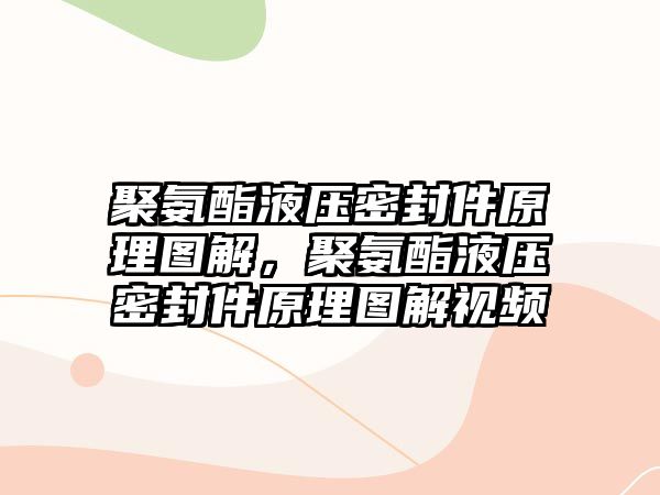 聚氨酯液壓密封件原理圖解，聚氨酯液壓密封件原理圖解視頻