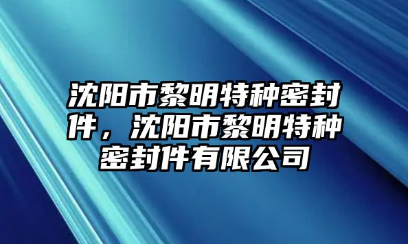 沈陽(yáng)市黎明特種密封件，沈陽(yáng)市黎明特種密封件有限公司