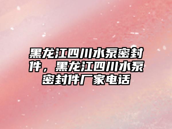 黑龍江四川水泵密封件，黑龍江四川水泵密封件廠家電話