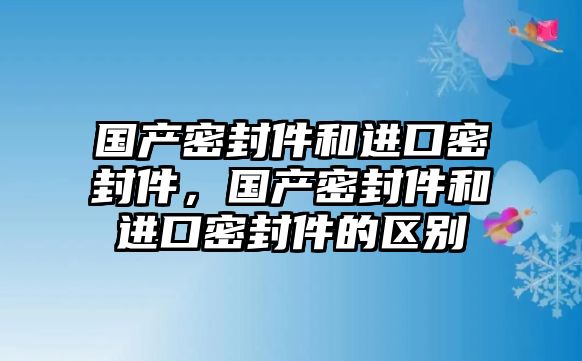 國產(chǎn)密封件和進口密封件，國產(chǎn)密封件和進口密封件的區(qū)別