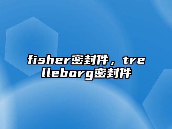 fisher密封件，trelleborg密封件