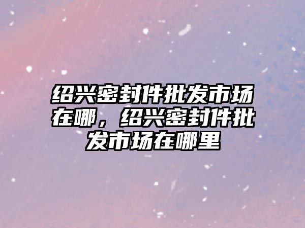 紹興密封件批發(fā)市場在哪，紹興密封件批發(fā)市場在哪里