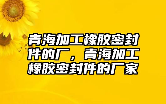 青海加工橡膠密封件的廠，青海加工橡膠密封件的廠家