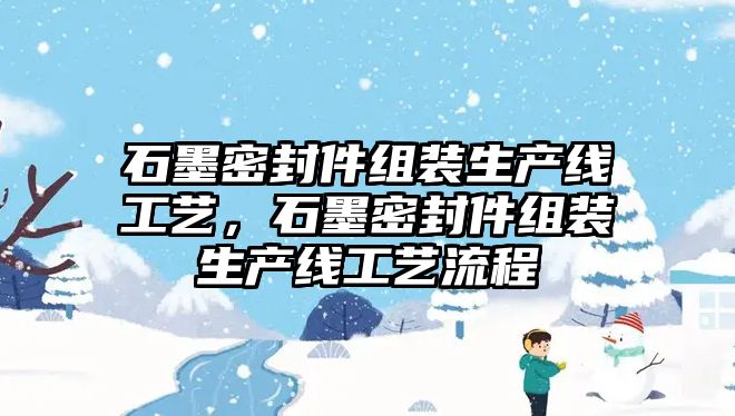 石墨密封件組裝生產(chǎn)線工藝，石墨密封件組裝生產(chǎn)線工藝流程