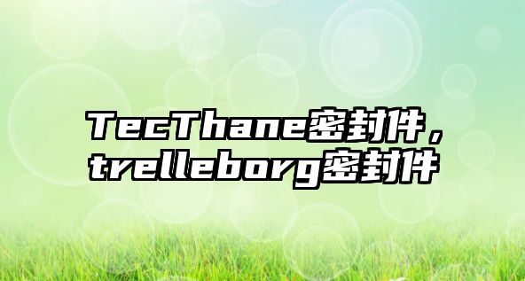 TecThane密封件，trelleborg密封件