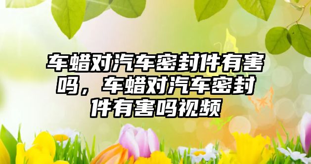 車蠟對汽車密封件有害嗎，車蠟對汽車密封件有害嗎視頻