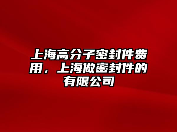 上海高分子密封件費(fèi)用，上海做密封件的有限公司