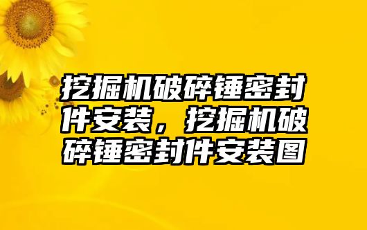 挖掘機(jī)破碎錘密封件安裝，挖掘機(jī)破碎錘密封件安裝圖