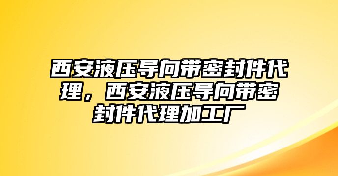 西安液壓導(dǎo)向帶密封件代理，西安液壓導(dǎo)向帶密封件代理加工廠