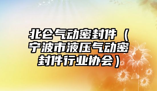 北侖氣動密封件（寧波市液壓氣動密封件行業(yè)協(xié)會）