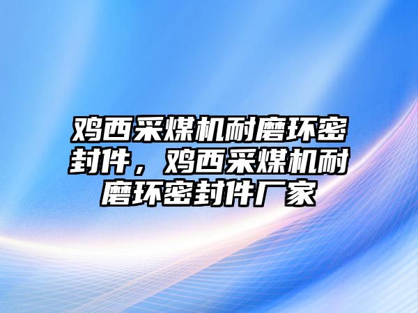 雞西采煤機耐磨環(huán)密封件，雞西采煤機耐磨環(huán)密封件廠家