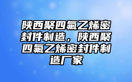 陜西聚四氟乙烯密封件制造，陜西聚四氟乙烯密封件制造廠(chǎng)家