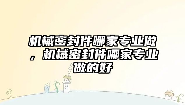 機(jī)械密封件哪家專業(yè)做，機(jī)械密封件哪家專業(yè)做的好