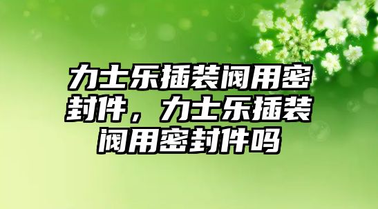 力士樂插裝閥用密封件，力士樂插裝閥用密封件嗎