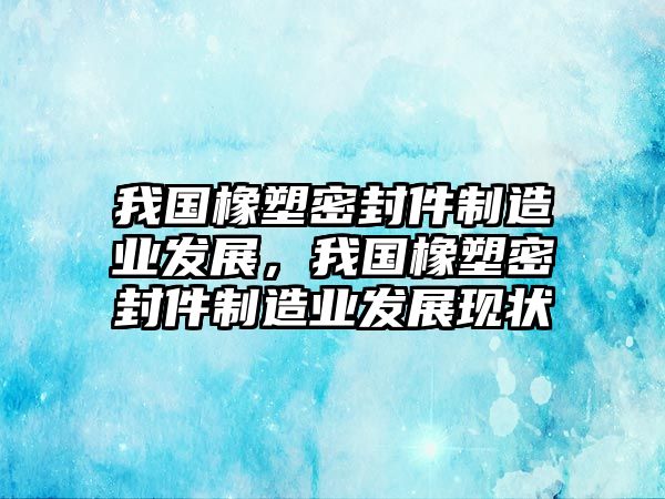 我國(guó)橡塑密封件制造業(yè)發(fā)展，我國(guó)橡塑密封件制造業(yè)發(fā)展現(xiàn)狀