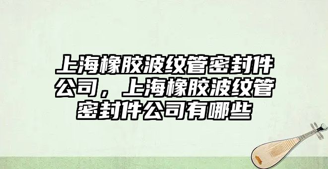 上海橡膠波紋管密封件公司，上海橡膠波紋管密封件公司有哪些