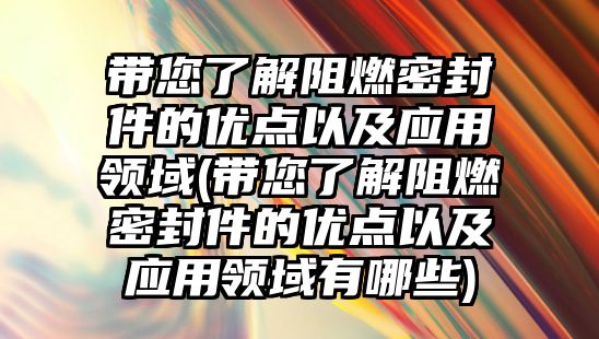 帶您了解阻燃密封件的優(yōu)點(diǎn)以及應(yīng)用領(lǐng)域(帶您了解阻燃密封件的優(yōu)點(diǎn)以及應(yīng)用領(lǐng)域有哪些)