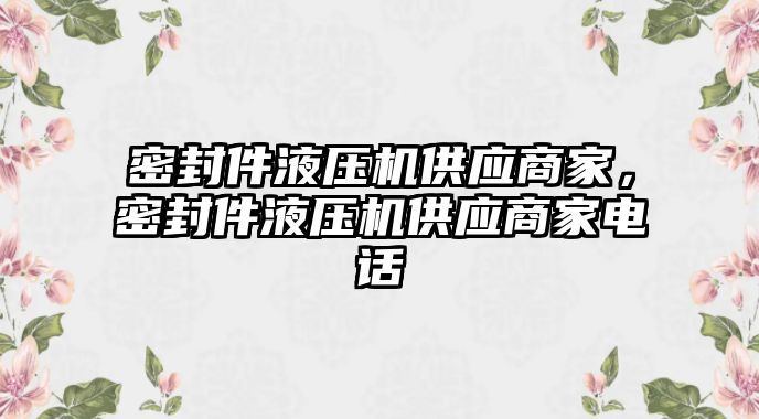 密封件液壓機(jī)供應(yīng)商家，密封件液壓機(jī)供應(yīng)商家電話