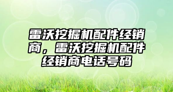 雷沃挖掘機配件經銷商，雷沃挖掘機配件經銷商電話號碼