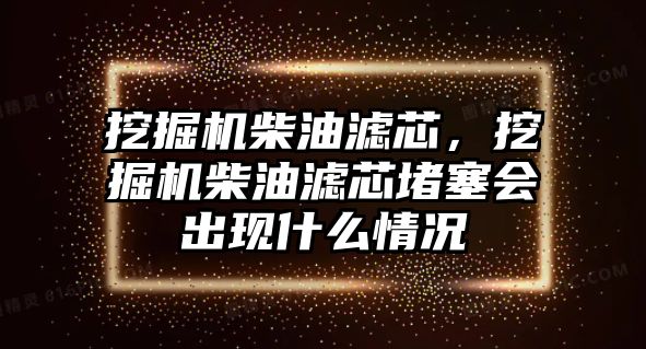 挖掘機柴油濾芯，挖掘機柴油濾芯堵塞會出現什么情況