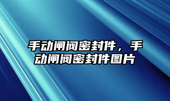 手動閘閥密封件，手動閘閥密封件圖片