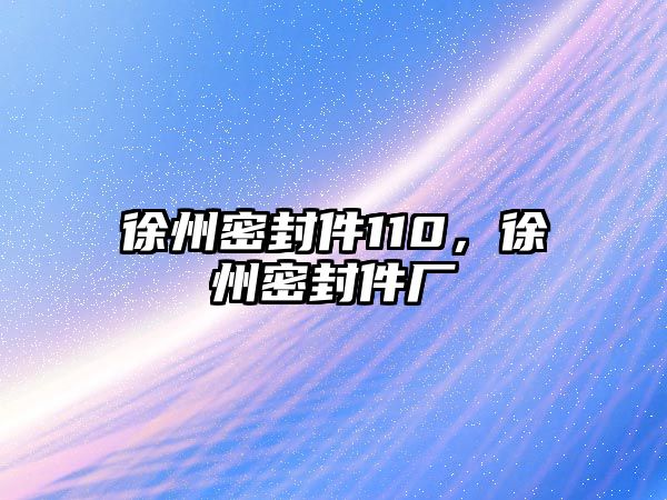 徐州密封件110，徐州密封件廠