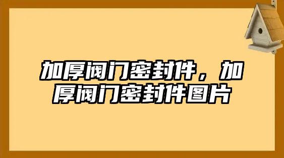 加厚閥門(mén)密封件，加厚閥門(mén)密封件圖片