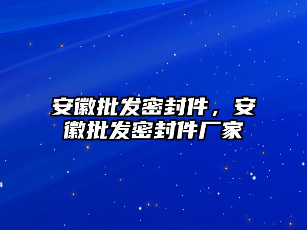 安徽批發(fā)密封件，安徽批發(fā)密封件廠家