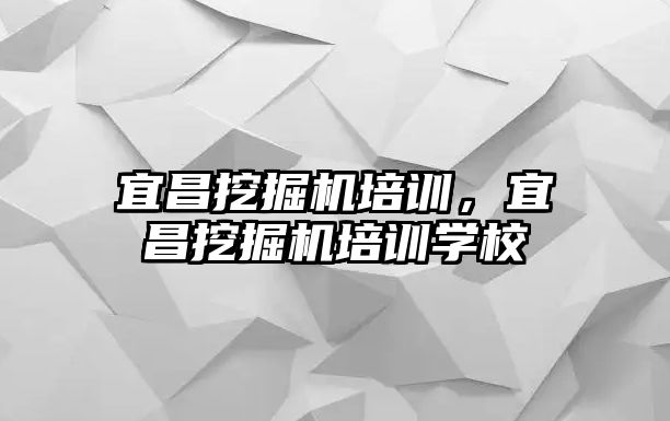 宜昌挖掘機培訓，宜昌挖掘機培訓學校