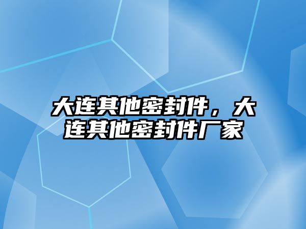 大連其他密封件，大連其他密封件廠家