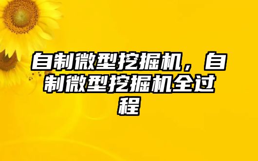 自制微型挖掘機(jī)，自制微型挖掘機(jī)全過(guò)程