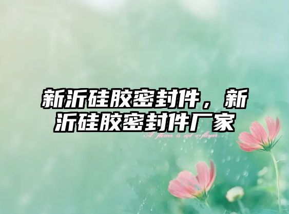 新沂硅膠密封件，新沂硅膠密封件廠家