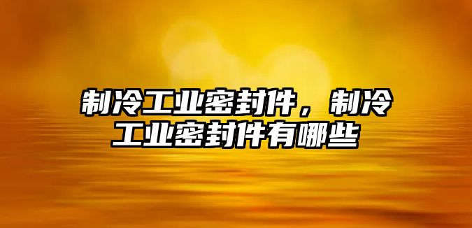 制冷工業(yè)密封件，制冷工業(yè)密封件有哪些