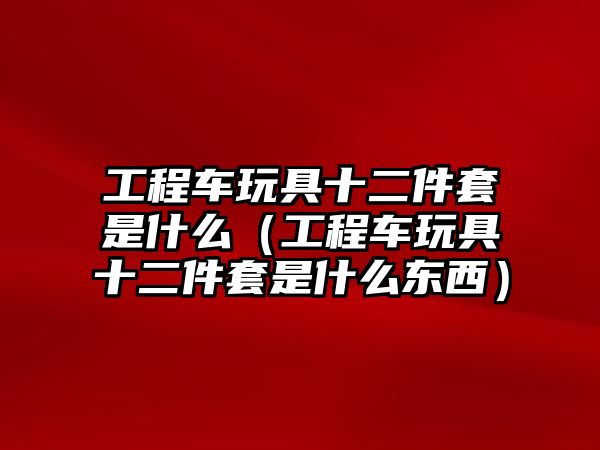 工程車玩具十二件套是什么（工程車玩具十二件套是什么東西）