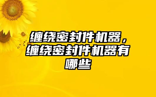 纏繞密封件機(jī)器，纏繞密封件機(jī)器有哪些