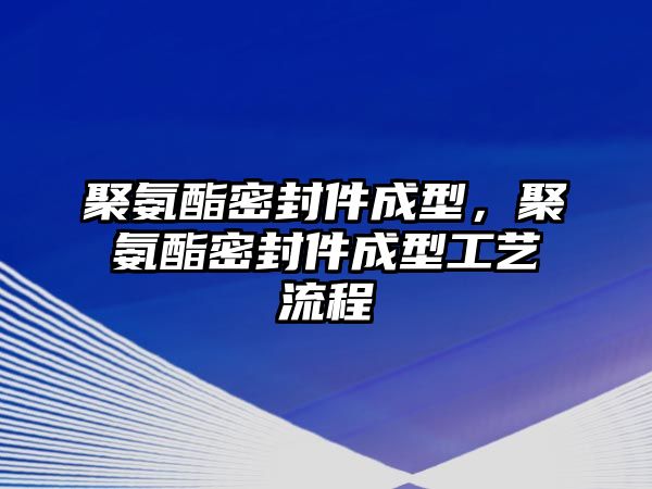 聚氨酯密封件成型，聚氨酯密封件成型工藝流程