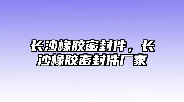 長沙橡膠密封件，長沙橡膠密封件廠家