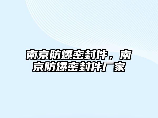 南京防爆密封件，南京防爆密封件廠家