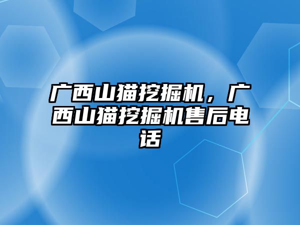 廣西山貓挖掘機，廣西山貓挖掘機售后電話